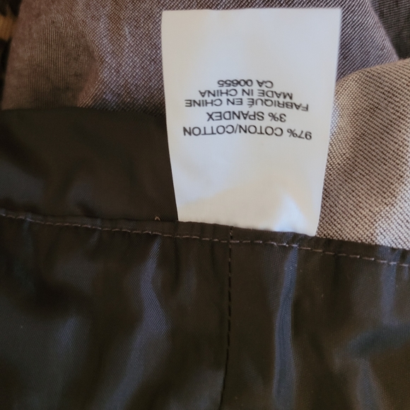 Smart Set Regular Curvy Fit Dark Beige Pants - Picture 7 of 8